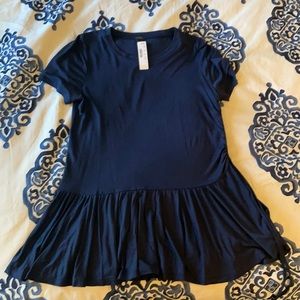 J Crew peplum top with side tie. NWT.